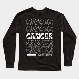 Zodiac sign Cancer Long Sleeve T-Shirt